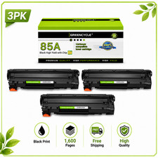 3PK CE285A 85A Toner Cartridge Compatible with HP LaserJet M1138 M1139 M1219 nf picture