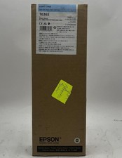 EPSON STYLUS PRO CARTRIDGE LIGHT CYAN T6365 700ML 04/26 2026 picture