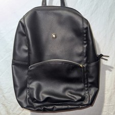 SwissGear Serenity Luxe Women's Laptop Backpack 13 Inch Black Pebbled Leather picture