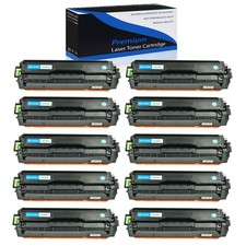 10PK Cyan CLT-C504S 504S Toner for Samsung CLT-504S SL-C1860FW CLX-4195F CLP-415 picture