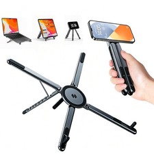4-in-1 Portable Foldable Magnetic Phone Tablet Laptop Stand Tripod Holder Desk picture