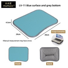 Laptop Lap Desk with Cushion Foam Bean Bag Hard Mouse Pad Bed Sofa Table Tray picture