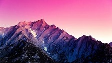 Landscape mountains nature purple sky mountain Custom Gaming Mat Desk picture