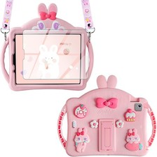 iPad Air 5th Generation Case iPad Pro 11 Inch Case 4th/3rd/2nd/1st for Kids Pink picture