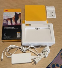 Kodak Dock Plus 4x6 Photo Printer + 40 Sheets Cartridge iPhone Adapter Bundle picture