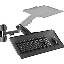 Wall Mount Keyboard Tray- Keyboard and Mouse Stand & Monitor Mount Arm,Height... picture