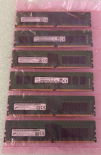 Lot of 6 Micron / SK Hynix 16GB DDR4 2Rx8 Desktop Memory Modules - 96GB Total picture