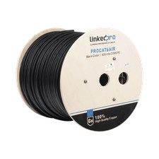 LinkedPRO PROCAT6AIR Cat6 FTP cable for outdoor, black, 1000 ft (305 m), for picture