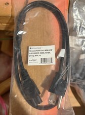 Monoprice 3ft 3-Prong AC Power Cord Cable 18AWG NEMA 5-15P to IEC C5 7A/125V picture