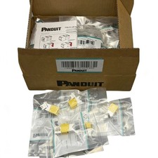 OEM Panduit Giga TX Cat6 jack yellow BOX OF 50. CJ688TGYL  picture