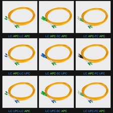 3M LC/SC /FC APC to LC SC/FC APC Duplex SM 9/125 Fiber Optic Patch Cord Cable picture