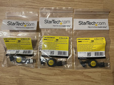 Lot of 3 StarTech 2.5 ft to Micro USB Mini USB Combo Retractable Cable picture