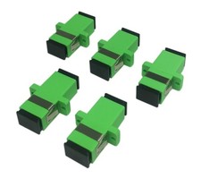 5 PACK CERRXIAN SC Fiber Optic Adapter Female to Female APC Simplex Single Mode picture