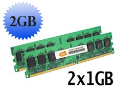 Hynix 2GB 2x1GB pc2-5300 240pin DDR2 667 Desktop Memory pc5300 RAM 240-pin DIMM picture