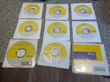 Set of nine Sun Microsystems Solaris 9 CD's picture