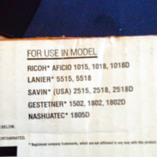 Black Laser Toner for Ricoh Aficio 1015 1018 1018D Lanier 5515 5518 picture