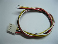 10 pcs 2510 Pitch 2.54mm 4 Pin Female Connector with 26AWG 300mm Leads Cable New picture