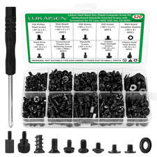Kit surtido de 520 tornillos computadora 6 32 macho a M3 hembra acero al carbono picture