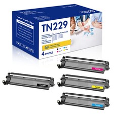 4x TN229 BCYM Color Toner Cartridge For Brother HL-L3300CDW HL-L8245CDW MFCL8395 picture
