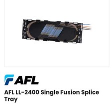 AFL LL-2400 Fiber Optic Splice Tray – 24 Splices  91710-06 New picture