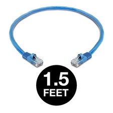 CAT5e Ethernet Cable Lan Computer Network CAT5 RJ45 Internet Blue Patch Cord LOT picture
