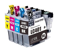 4P Printer Ink Tank Set fits Brother LC401 MFC-J1010DW MFC-J1012DW MFC-J1170DW picture