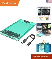 Sleek 6TB USB-C 5Gbps Hard Drive Enclosure for Seamless Data Expansion picture