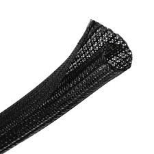 Cable Management Sleeve, Split Design, 25FT - 3/4 Inch, Black picture