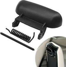 Black Plastic Center Console Latch,Armrest Cover Lid LatchReplacement,Armrest picture