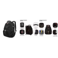 Wenger & Swissgear 19002215 SWISSGEAR 1900 SCANSMART BACKPK BLK FITS UP TO 17IN picture