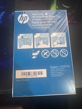 HP 4 x 6  Glossy Vivid Photo Paper 180 Sheets CG937A Borderless Microlab Express picture