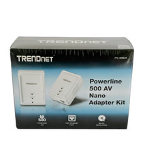 New TRENDnet Two TPL-406E2K Powerline 500 AV Nano Adapter Kit picture