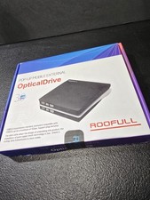 RooFull Super Slim Pop Up External Optical Drive CD/DVD RW USB 3.0 SEALED E01 picture
