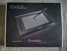 Monoprice 10 x 6.25-inch Graphic Drawing Tablet, Open Box, Never Used picture