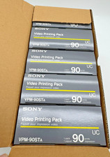 Sony Video Printing Pack VPM-90STA Quantity (5) 90 Print Dye-Sublation Retro New picture