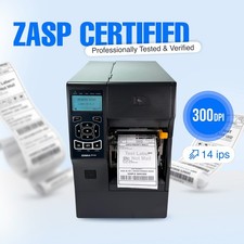ZASP Sertified ⚡ Zebra ZT410 Thermal Label Printer Peel Rewind LAN USB BT 300dpi picture