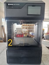 MakerBot METHOD X 3D Printer with left over filament black and white 1/2 rolls picture
