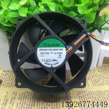 1PCS SUNON EF92251SX-Q000-S99 12V 4.74W 9CM 4PIN round frame CPU cooling fan picture