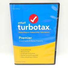 TurboTax Premier 2018 Investments & Rental Property (Windows & Mac) CD SEALED picture