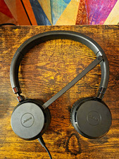 Jabra Evolve 20SE USB-C MS Stereo Wired Headset Boom Mic Mute Black picture