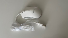 MACALLY Model(QMOUSE) USB Wired Mouse -White AND Gray –  picture