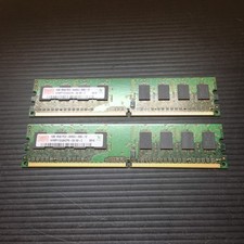 2PCS Hynix 1GB 1Rx8 PC2-6400U-666-12 HYMP112U64CP8-S6 AB-C Memory RAM picture