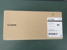 GENUINE CANON PFI-706BK INK TANK imagePROGRAF 700ml EXP. 2019 NEW SEALED picture