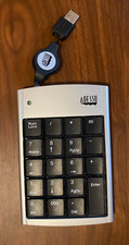 Adesso Numeric Keypad w/ Retractable USB cable Number Numpad Tested AKP-150 picture