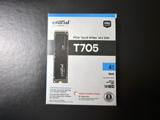 Crucial T705 M.2 2280 4TB PCIe 5.0 x4 NAND SSD CT4000T705SSD3, 100% Health picture