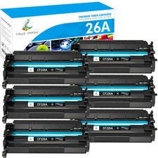 6PK BK CF226A 26A Toner Cartridge for HP Laserjet Pro M402dn M402d M426d Printer picture