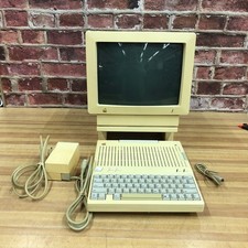 COMPLETE Apple IIc A2S4000 Computer w/Color CRT Monitor & Power Adapter (WORKS) picture