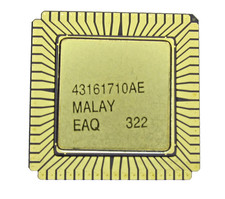 Rare Vintage Collectible Intel R80186 CLCC68 CPU Microprocessor picture