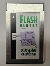 Vintage Simple Technology 20MB FLASHDISK PC Card STI-ATAFL for HP 200LX Palmtop picture