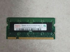 GENUINE HYNIX LAPTOP MEMORY RAM STICK 256MB 1RX16 PC2-4200S HYMP532S64P6-C4 AA picture